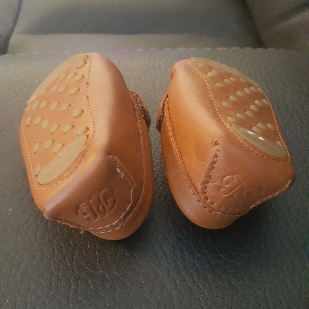 (SOLD)Ralph lauren infant boy leather shoes